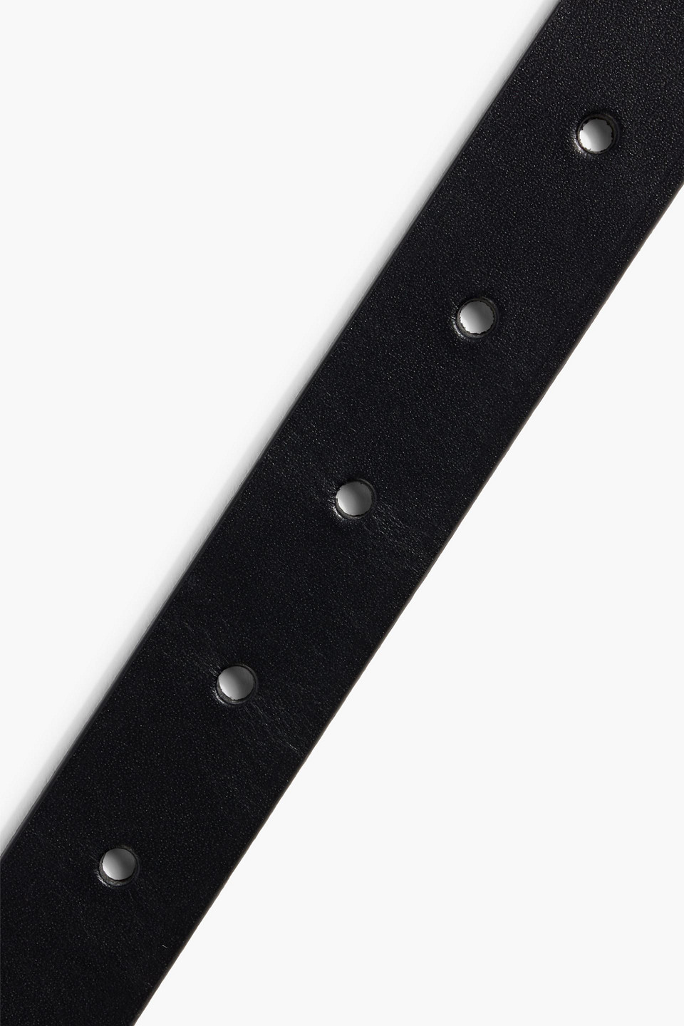 Shop Iro Leather Belt In Black