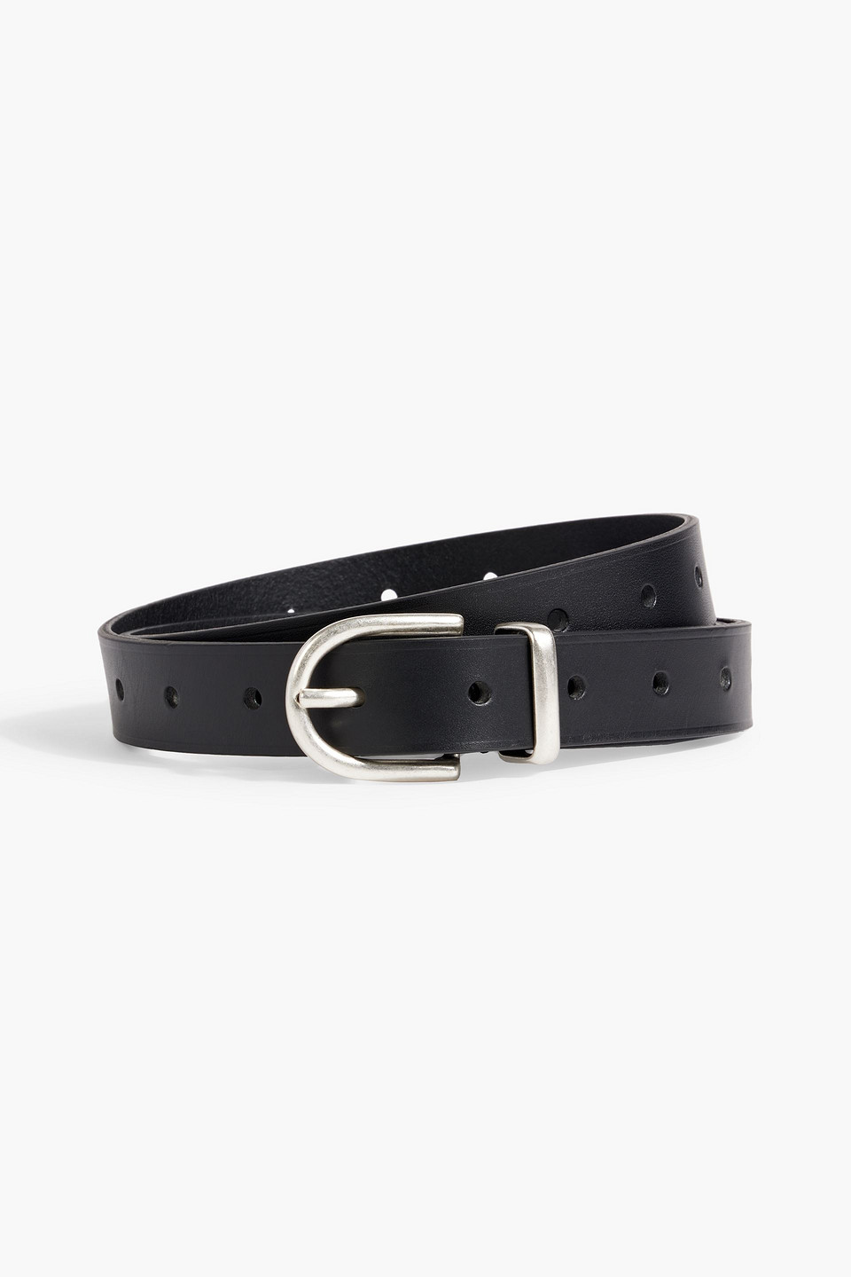 Iro Pradi Leather Belt In Black