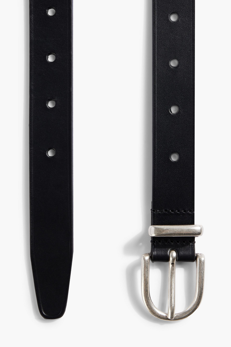 Shop Iro Leather Belt In Black