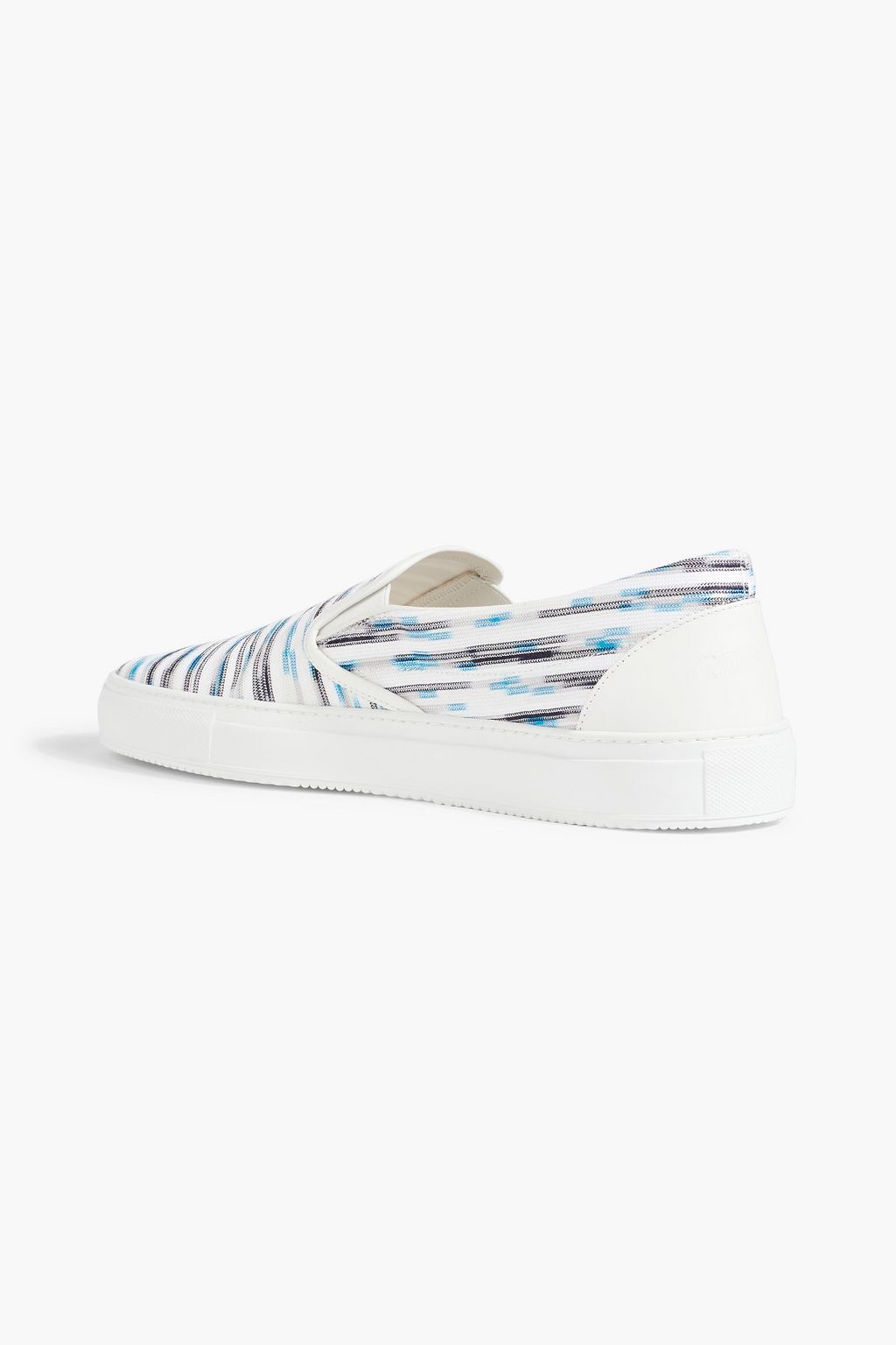 MISSONI Space-dyed stretch-knit slip-on sneakers
