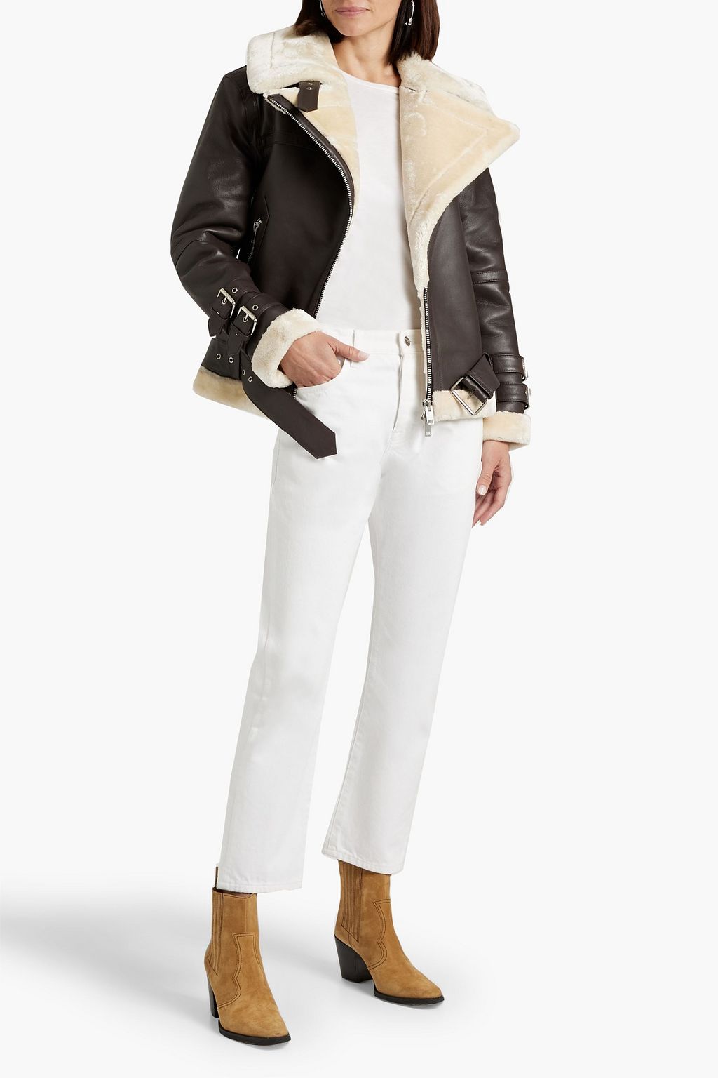 WALTER BAKER Whitney shearling jacket THE