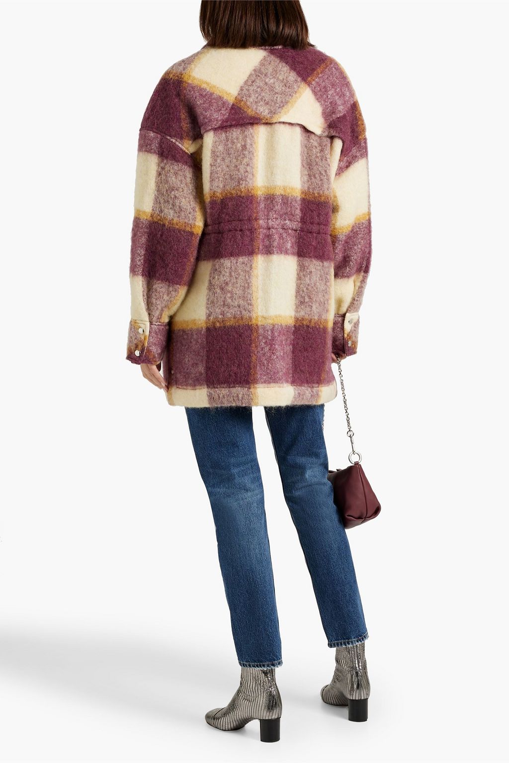 IRO Paje checked flannel shirt jacket