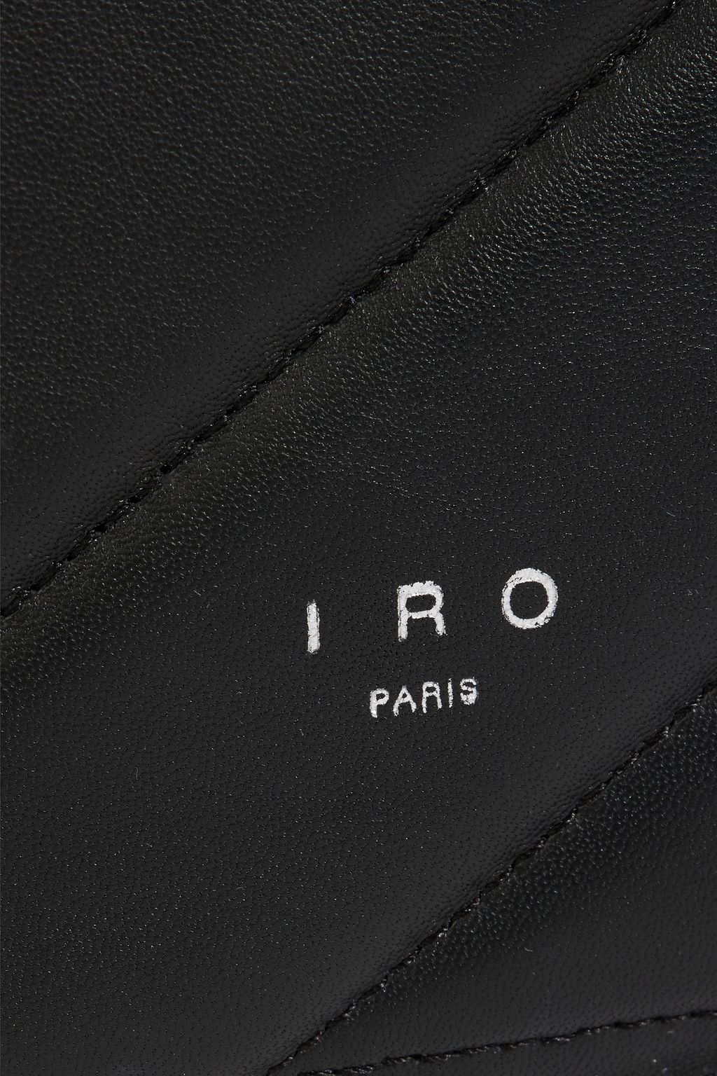 IRO Quilted leather cross-body bag