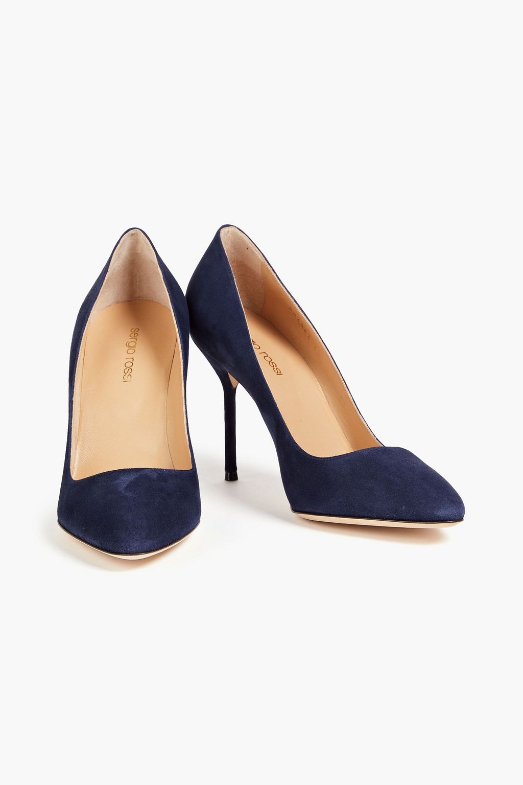 SERGIO ROSSI Chichi suede pumps