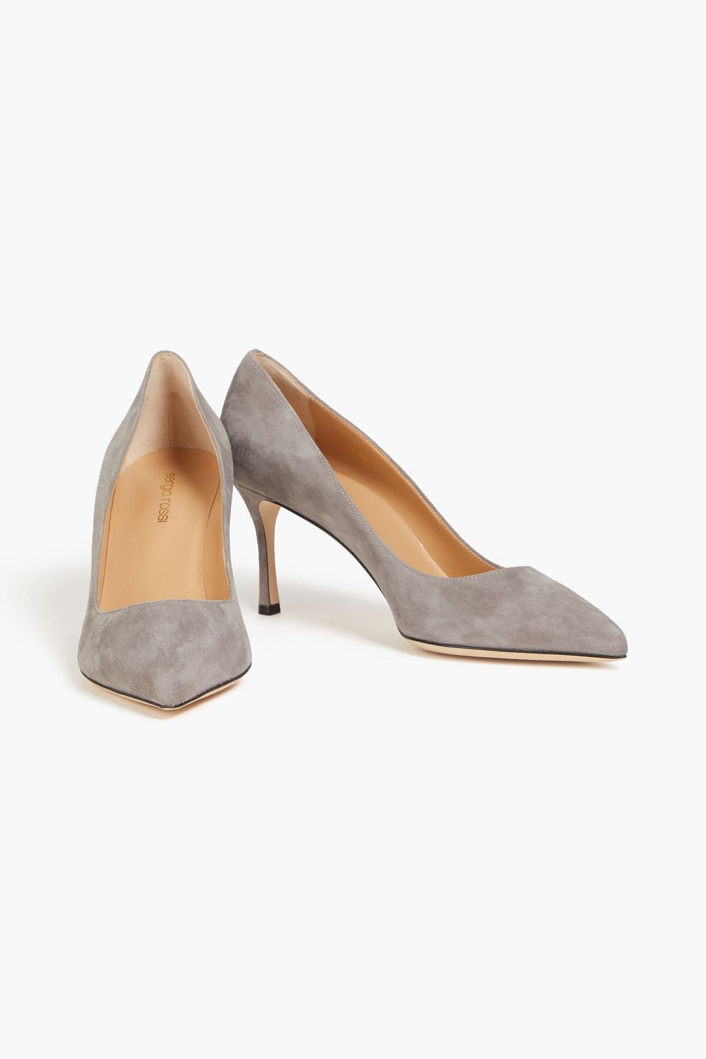 SERGIO ROSSI New Secret suede pumps