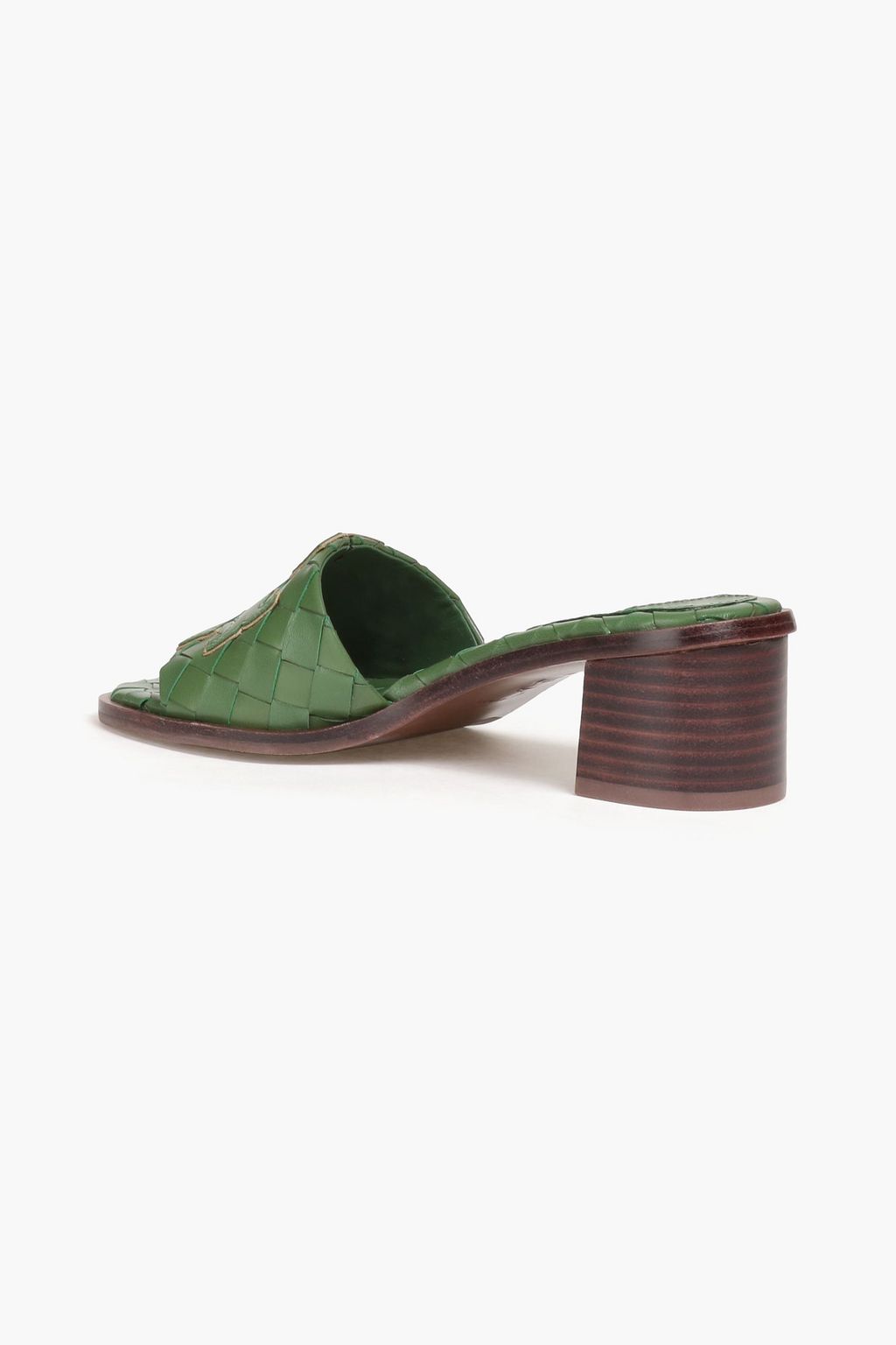 TORY BURCH Ines Mules aus geflochtenem Leder