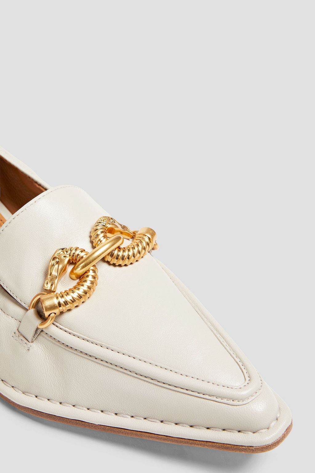 TORY BURCH حذاء لوفر «جيسا» من الجلد بتصميم مزركش