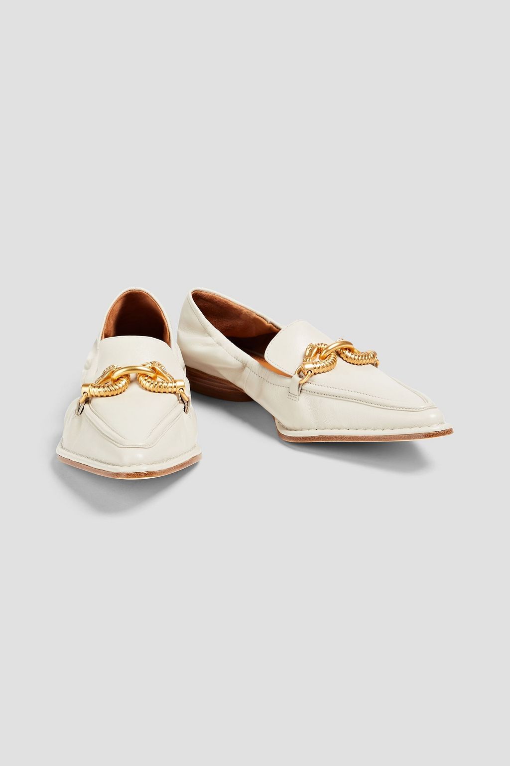 TORY BURCH حذاء لوفر «جيسا» من الجلد بتصميم مزركش