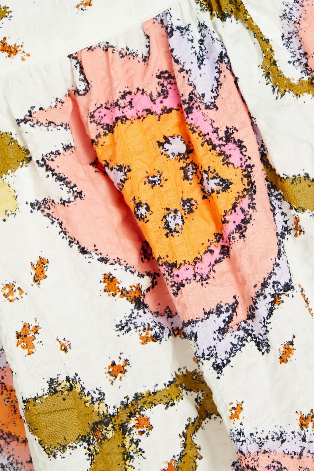 STELLA NOVA Petulia Minikleid aus Biobaumwolle in Knitteroptik mit Print