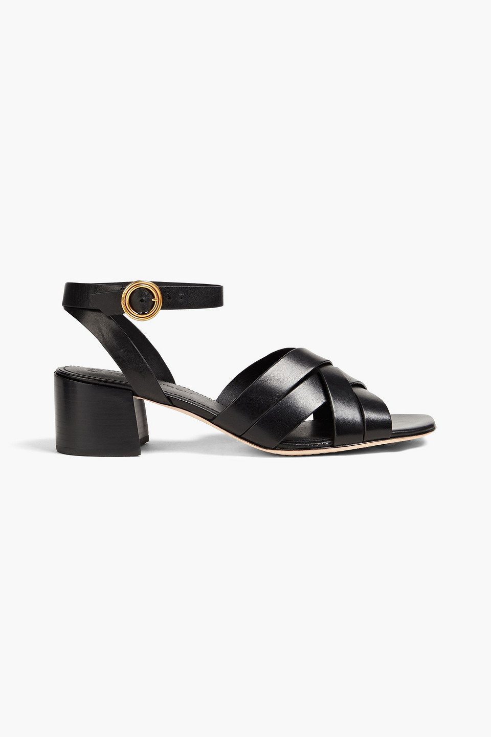 Tory Burch - City leather sandals - Black - US 5.5