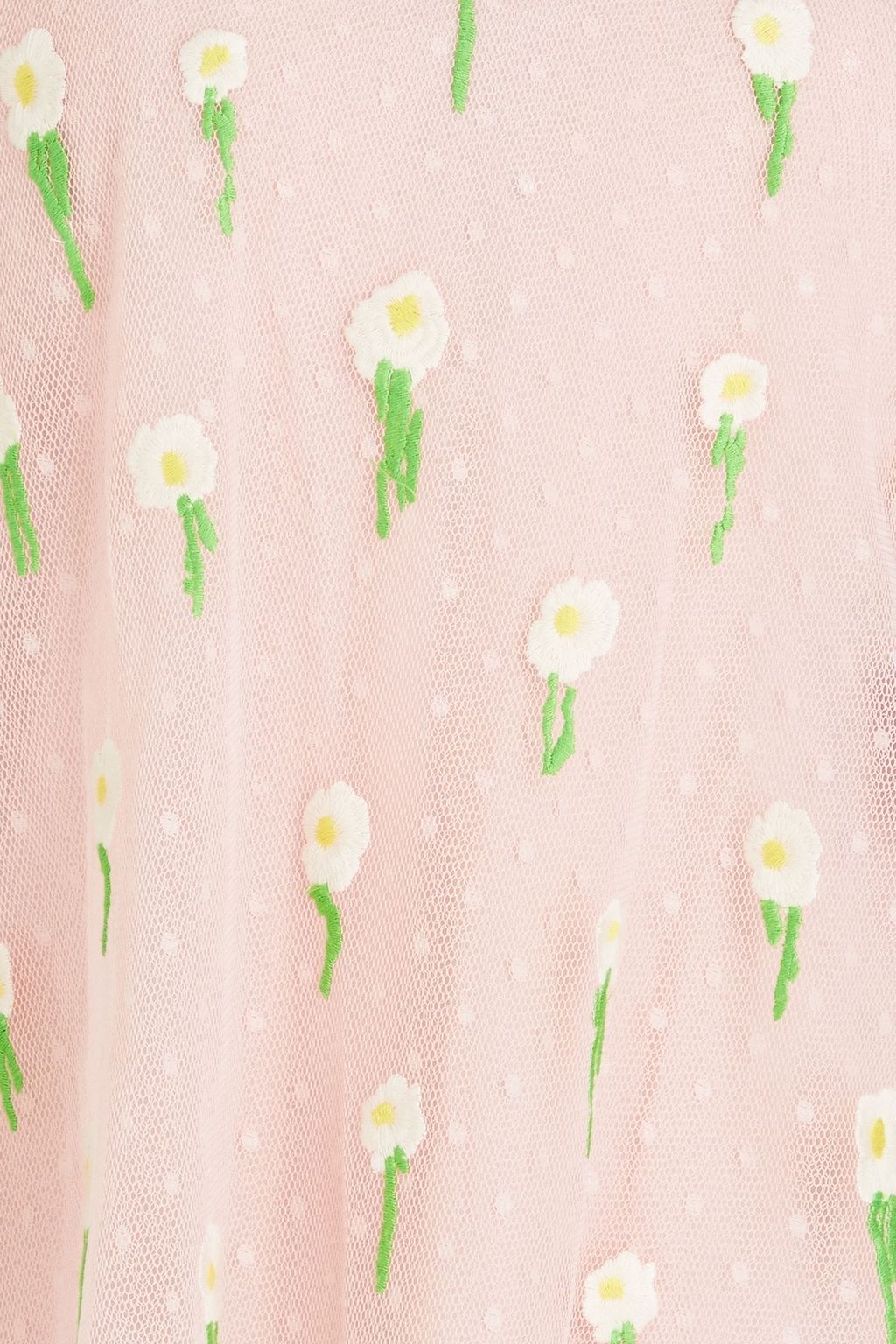 REDVALENTINO بلوزة من قماش بوان ديسبري بتصميم مطرّز