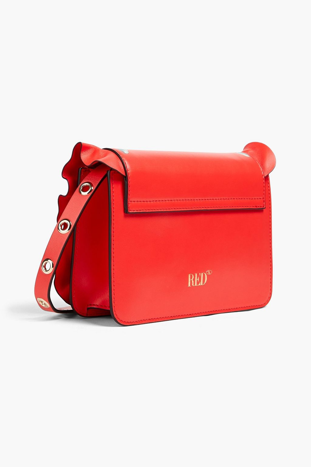 RED(V) Rock Ruffles レザー クロスボディバッグ プリント入り