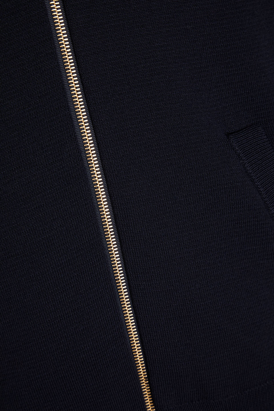Shop Thom Browne Striped Merino Wool Zip-up Cardigan In Navy
