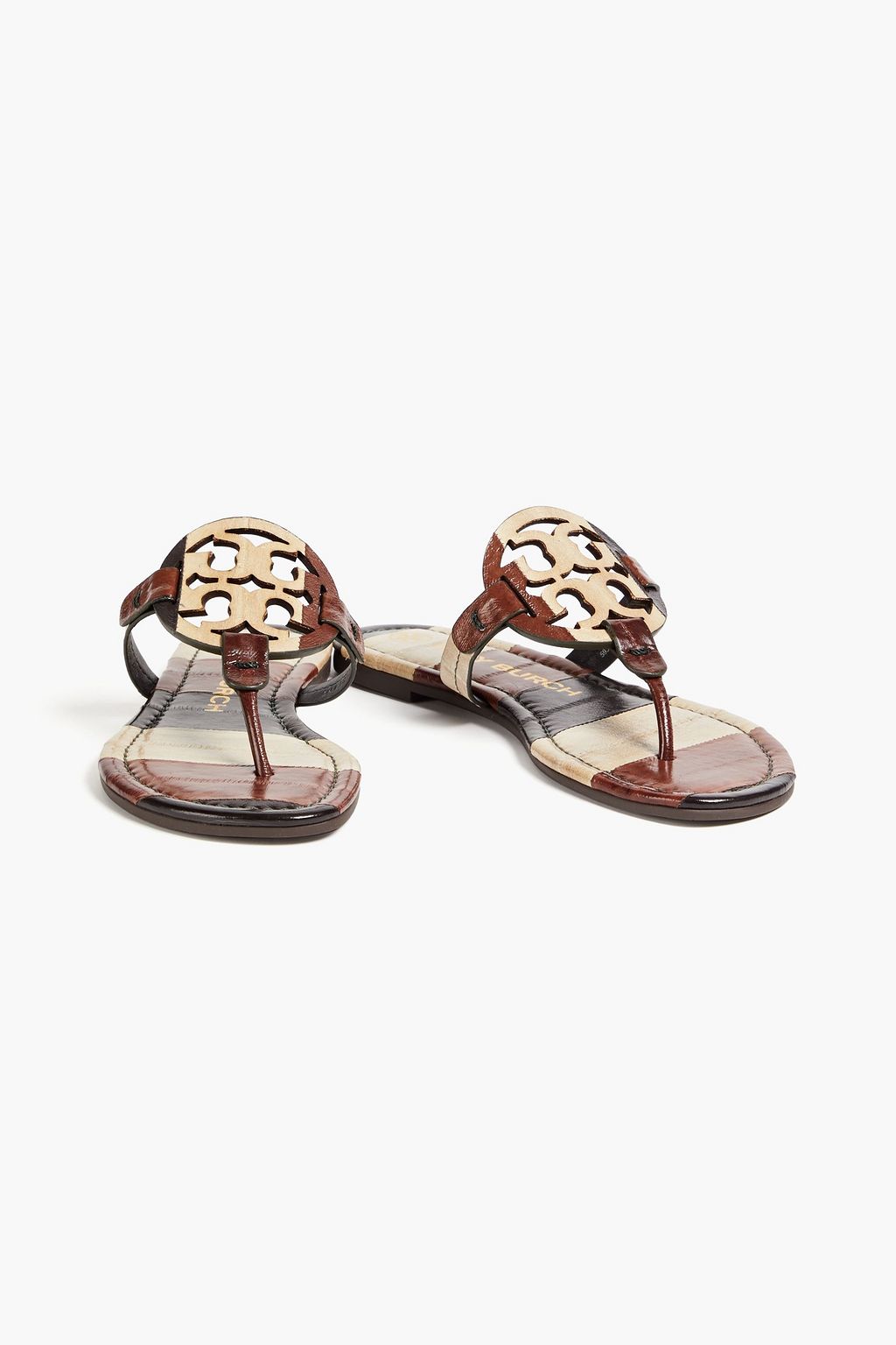 TORY BURCH Miller Sandalen aus lasergeschnittenem Leder