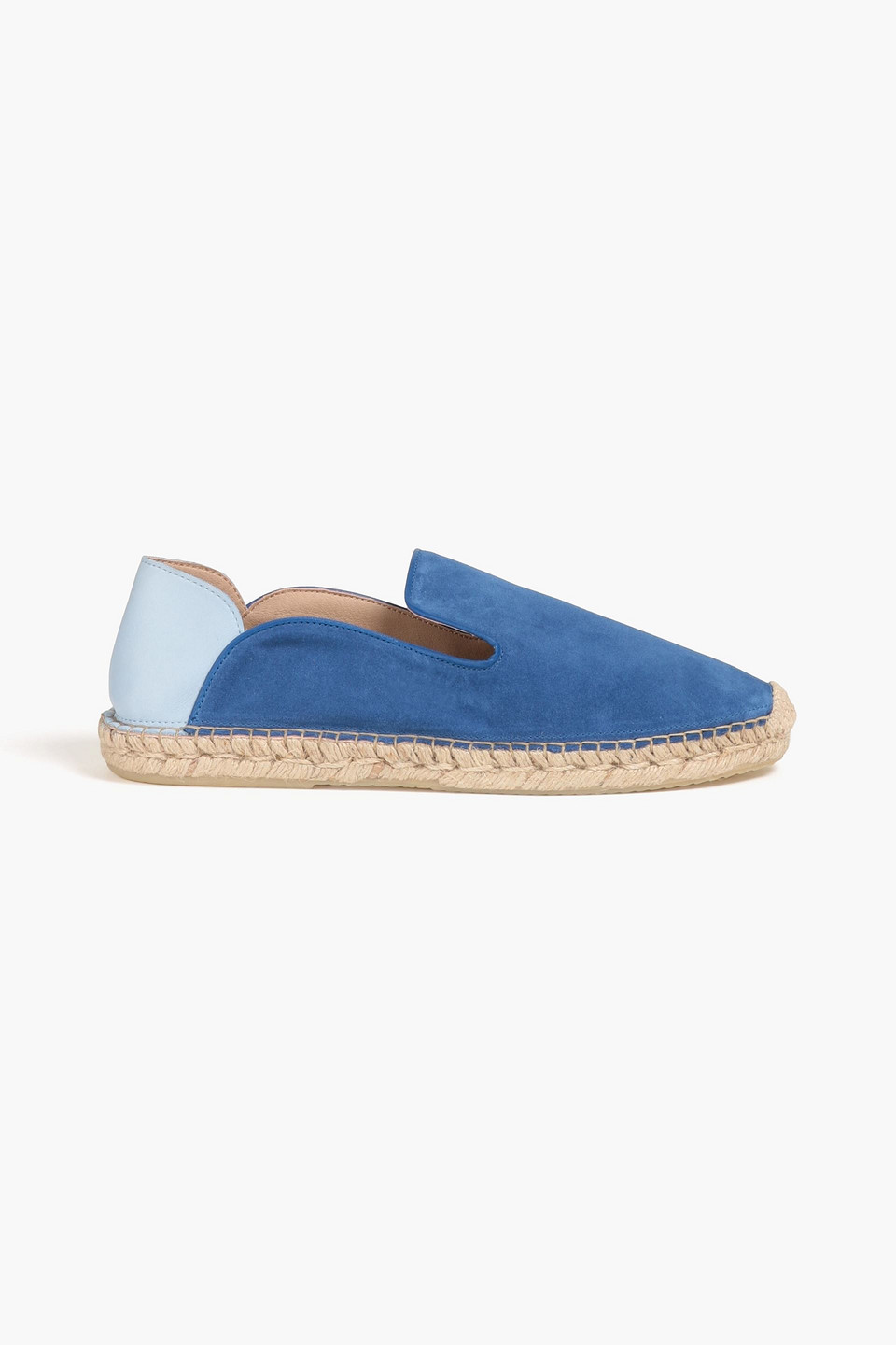 Veluso suede collapsible-heel espadrilles