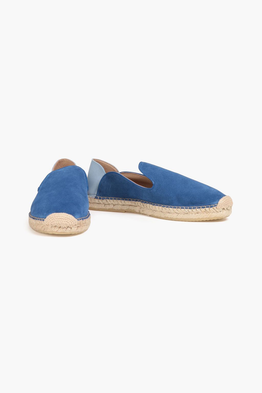 FRESCOBOL CARIOCA Veluso suede collapsible-heel espadrilles