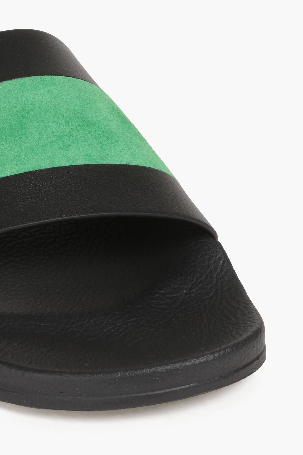 FRESCOBOL CARIOCA Humberto striped leather slides