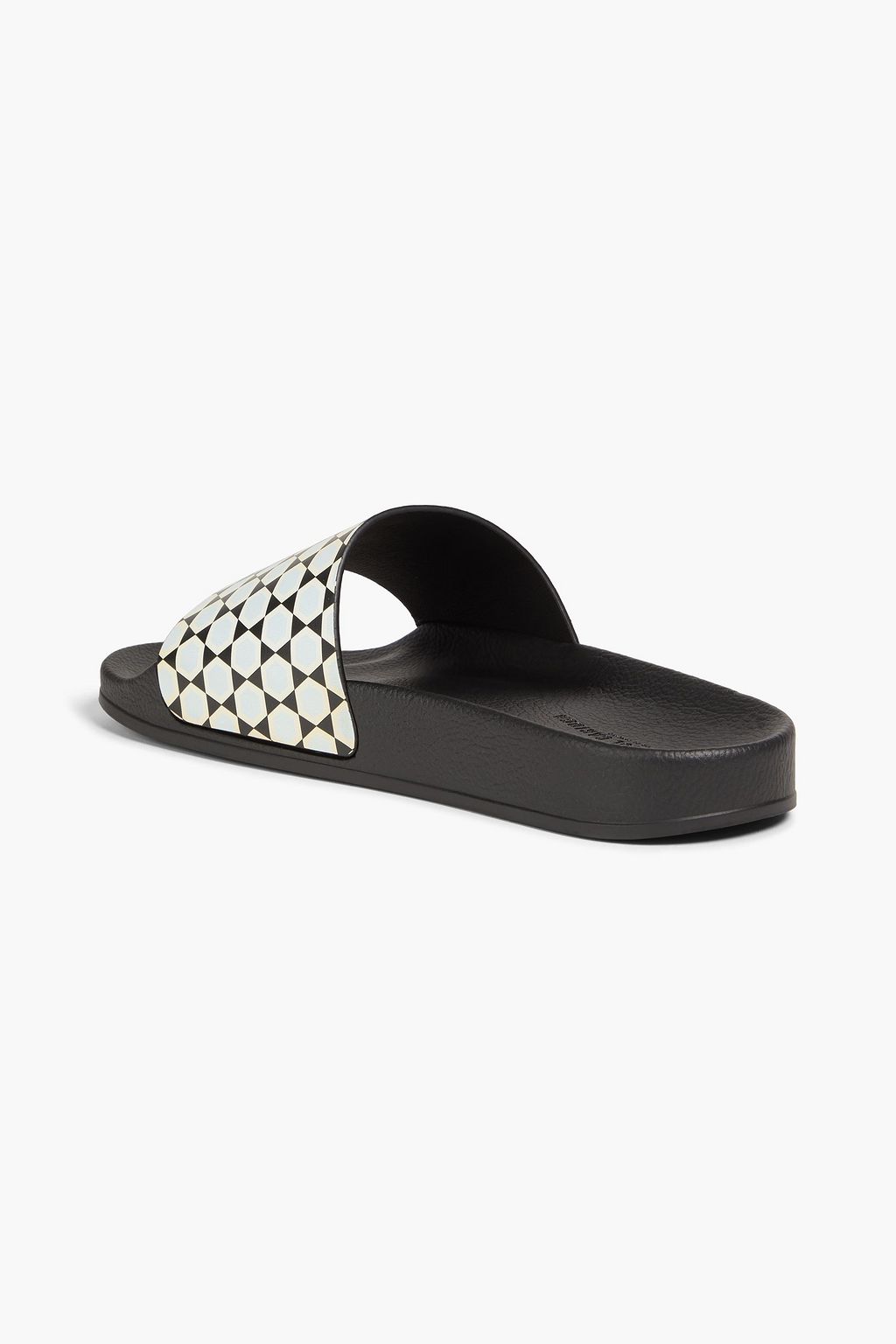 FRESCOBOL CARIOCA Humberto printed leather slides
