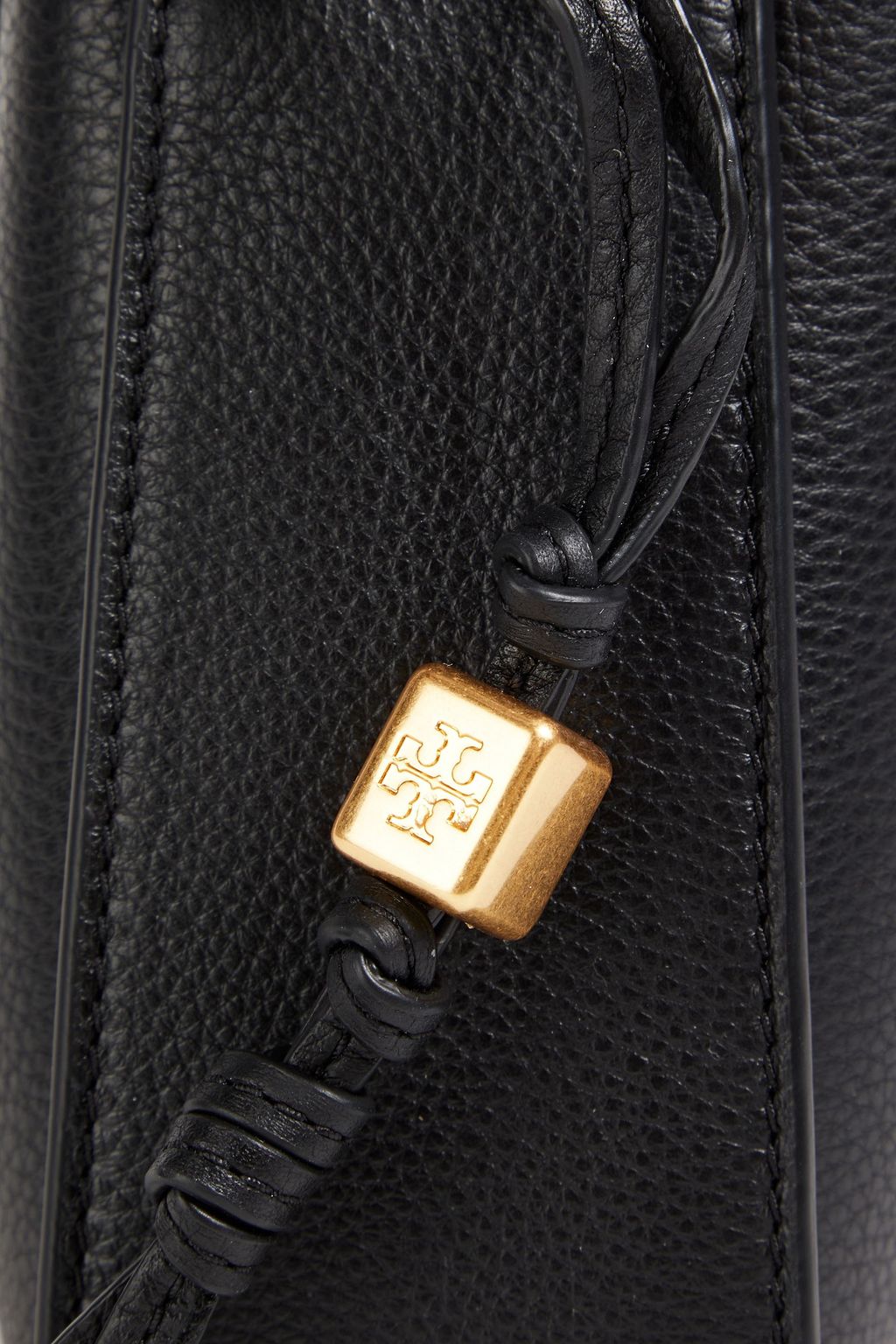 TORY BURCH Pebbled-leather tote