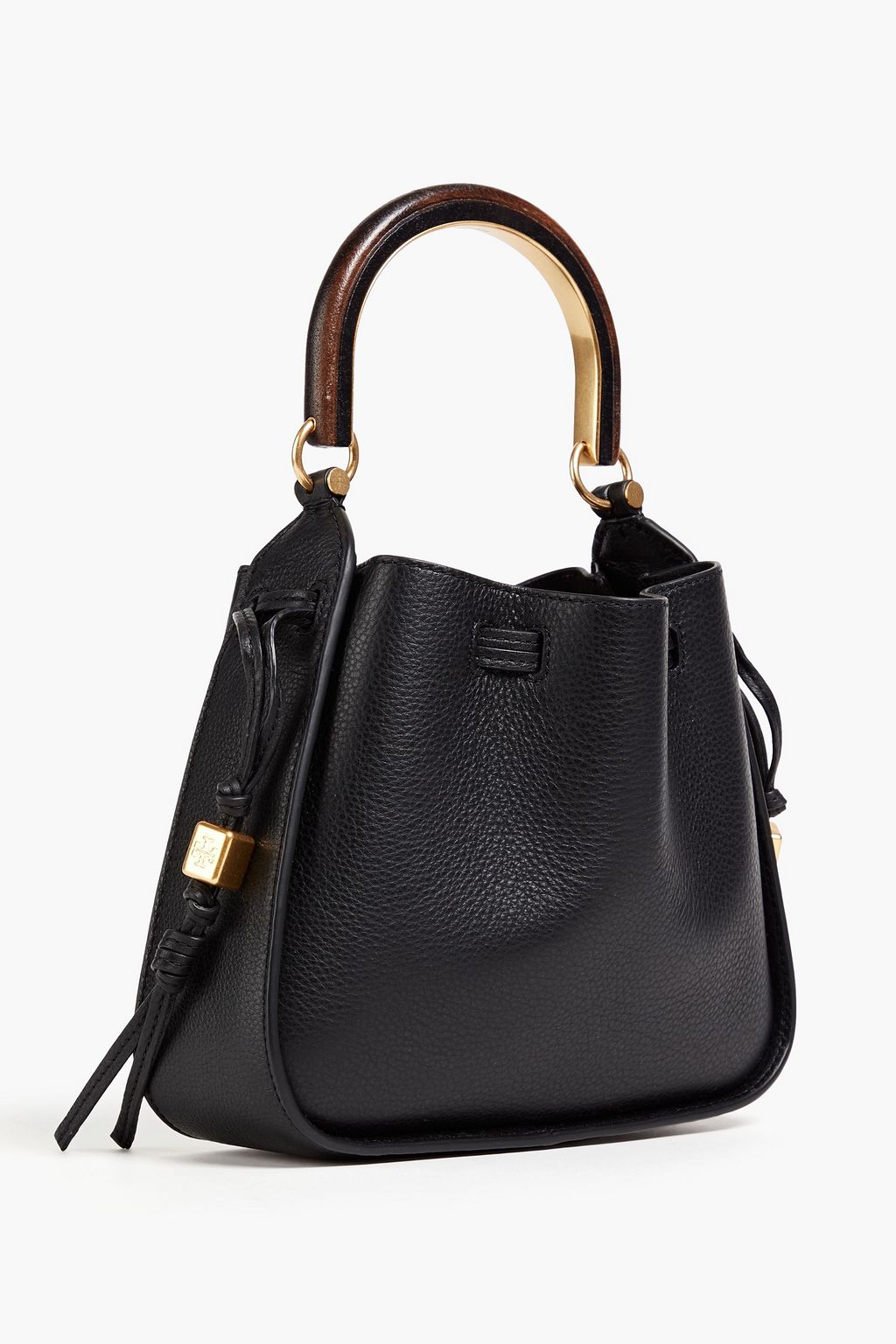TORY BURCH Pebbled-leather tote
