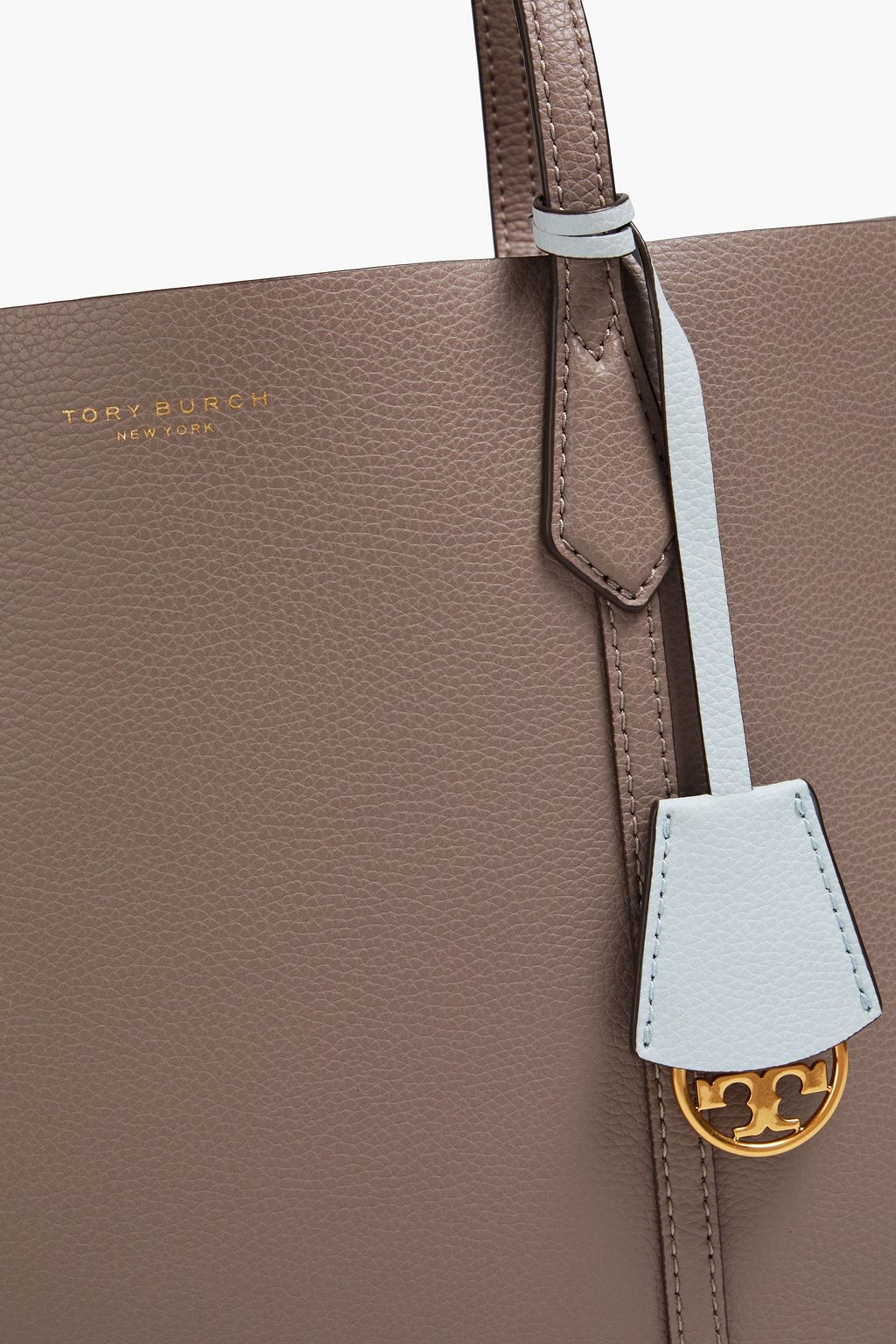 TORY BURCH Perry pebbled-leather tote