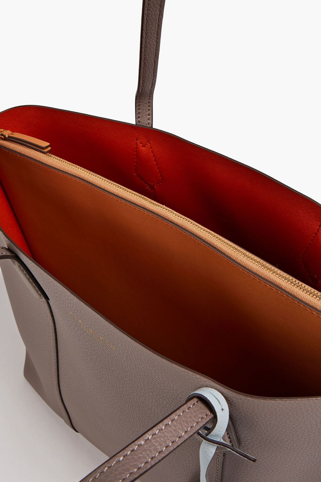 TORY BURCH Perry pebbled-leather tote