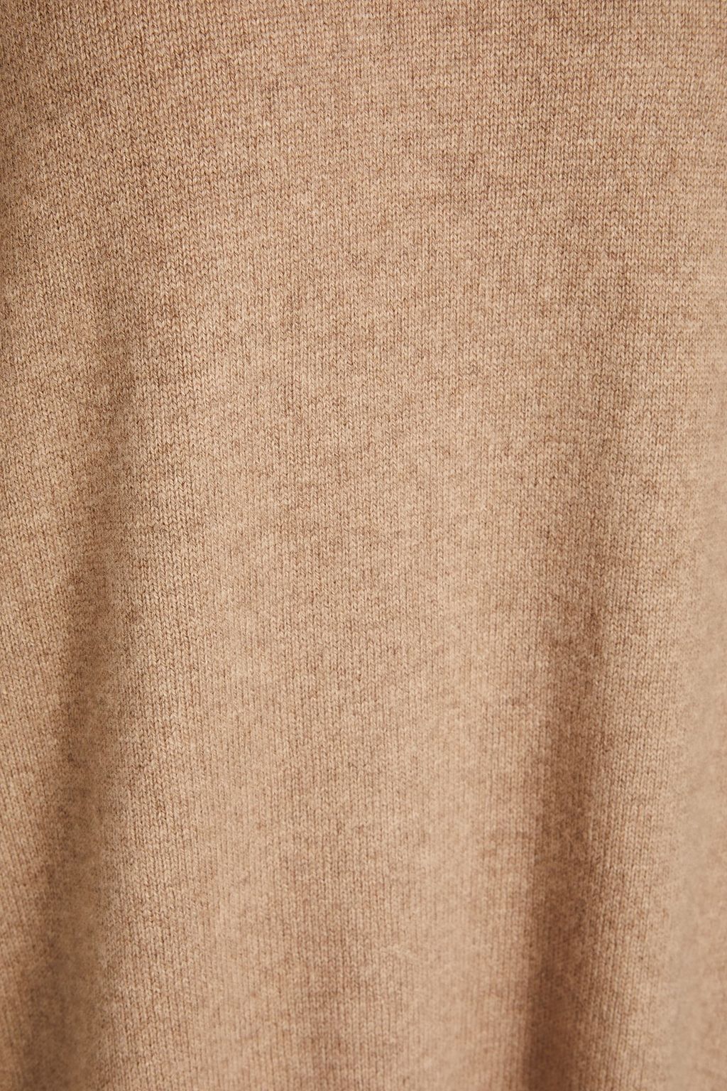 TORY BURCH Mélange cashmere turtleneck midi dress