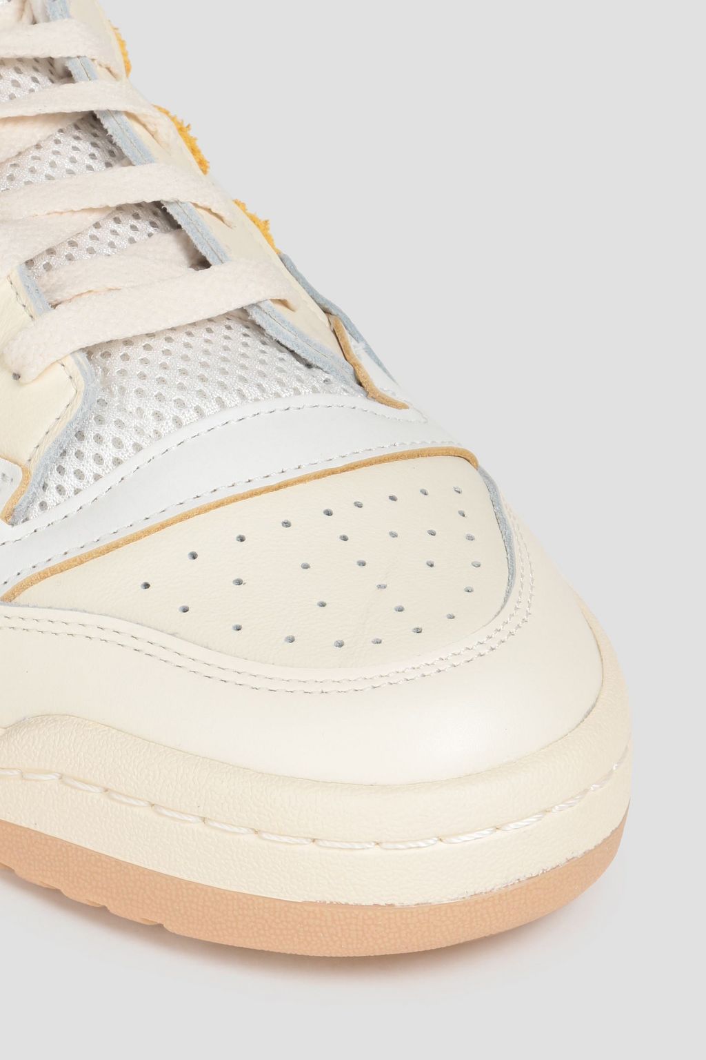 ADIDAS ORIGINALS 포럼 84 메쉬 & 가죽 하이탑 스니커즈