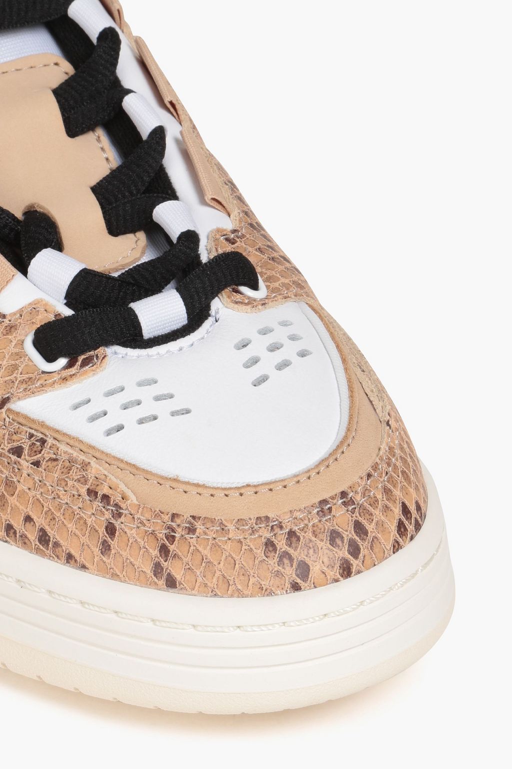 ADIDAS ORIGINALS حذاء سنيكرز أدي2000 من الجلد الأملس بنقشة جلد الثعبان