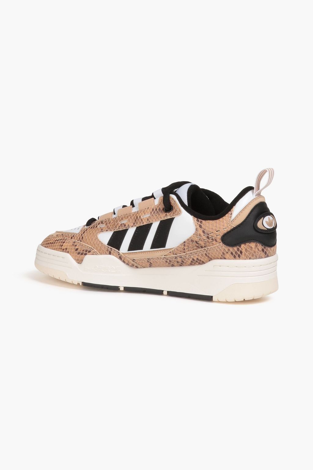 ADIDAS ORIGINALS حذاء سنيكرز أدي2000 من الجلد الأملس بنقشة جلد الثعبان