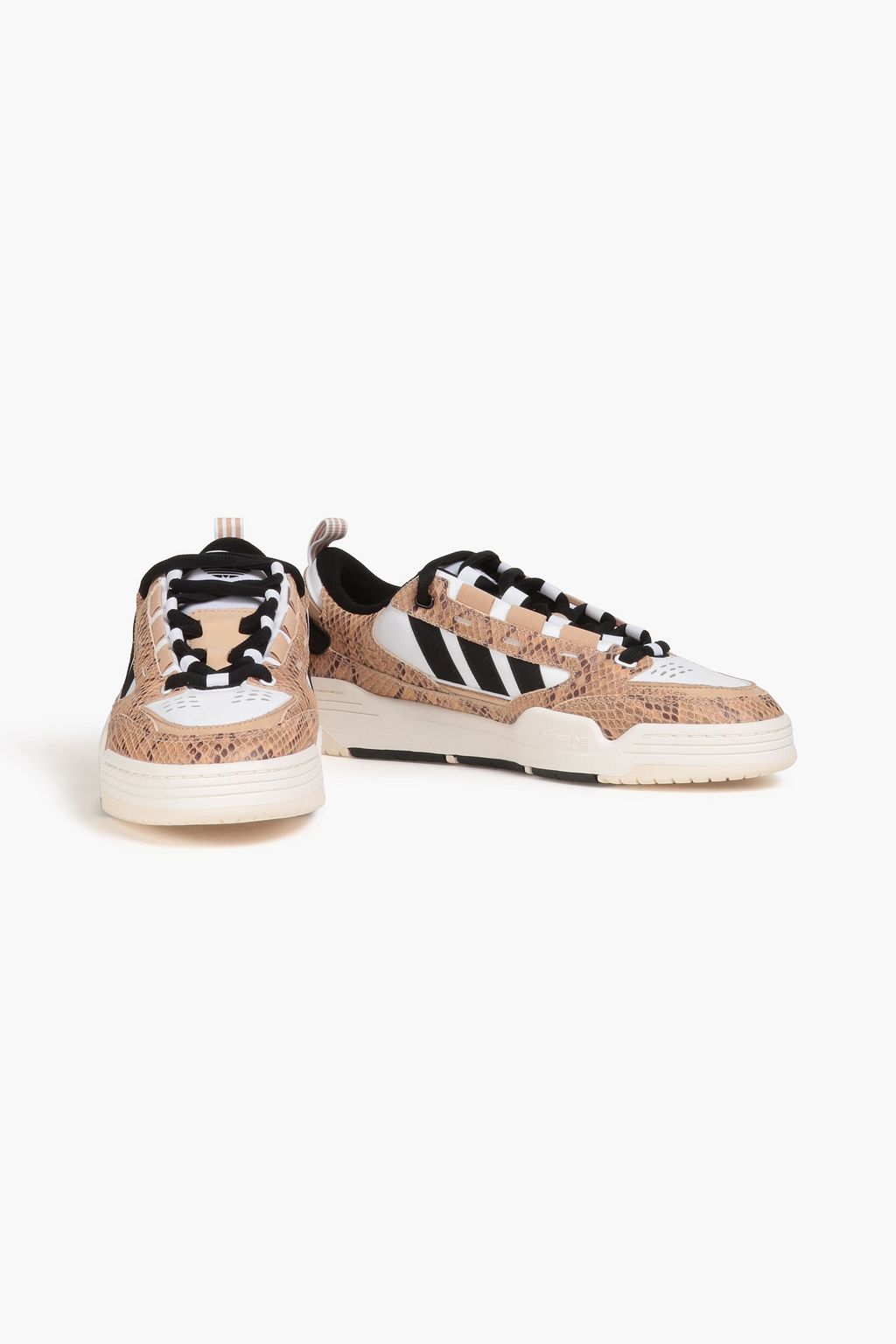 ADIDAS ORIGINALS حذاء سنيكرز أدي2000 من الجلد الأملس بنقشة جلد الثعبان