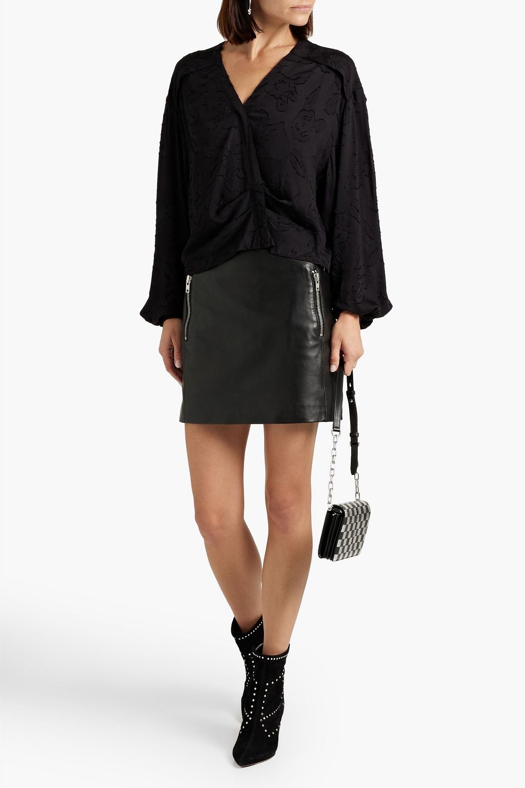 IRO Gipa fil coupé twill blouse