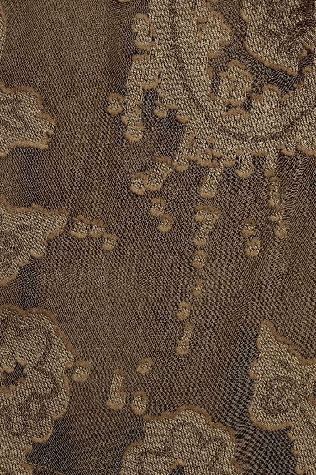 IRO Kisar fil coupé jacquard blouse
