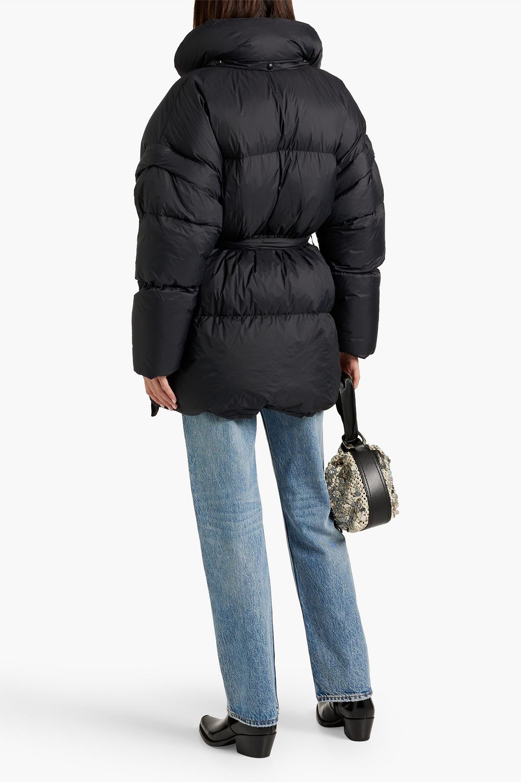 IRO Querra convertible quilted shell down jacket
