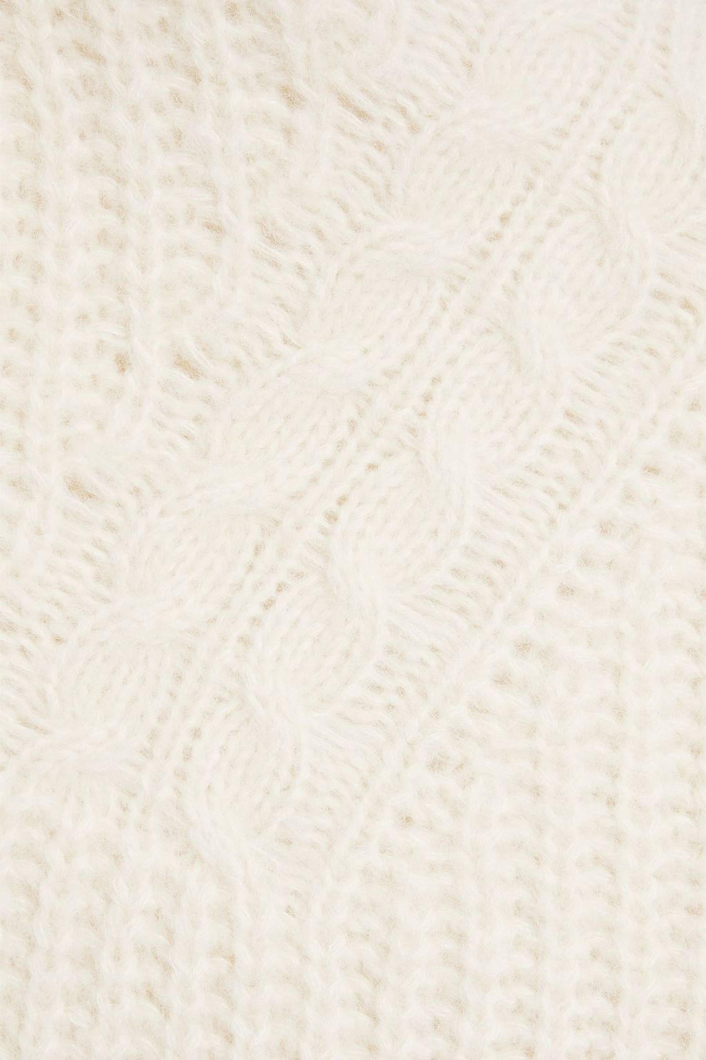 IRO Jilana cable-knit half-zip sweater
