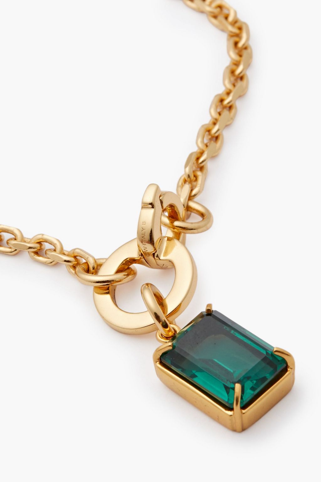 CORNELIA WEBB Gold-plated quartz necklace