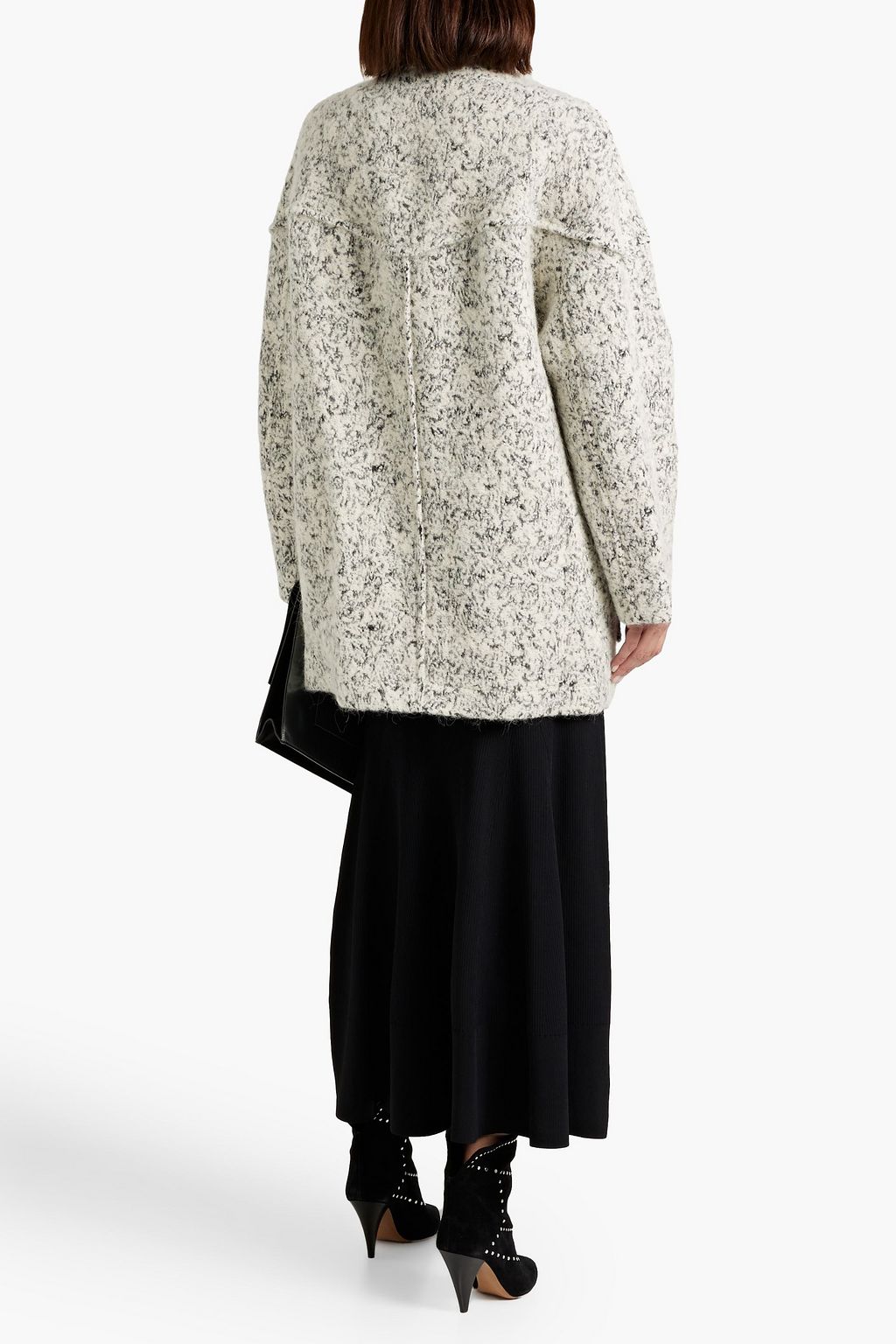 IRO Adequa cotton-blend bouclé coat