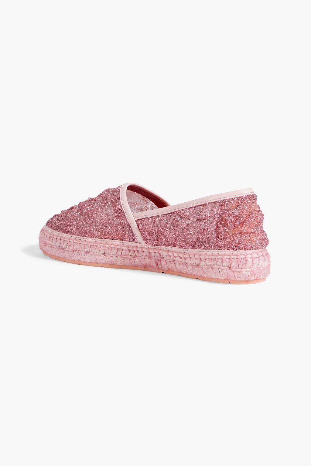 MISSONI Metallic crochet-knit espadrilles