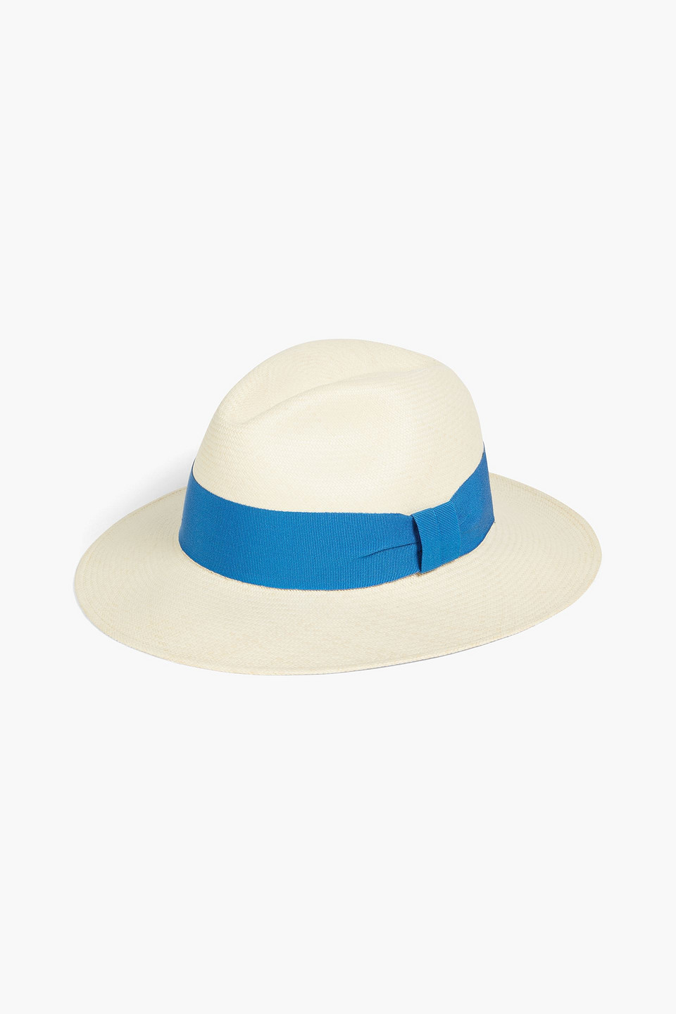 Rafael grosgrain-trimmed straw panama hat