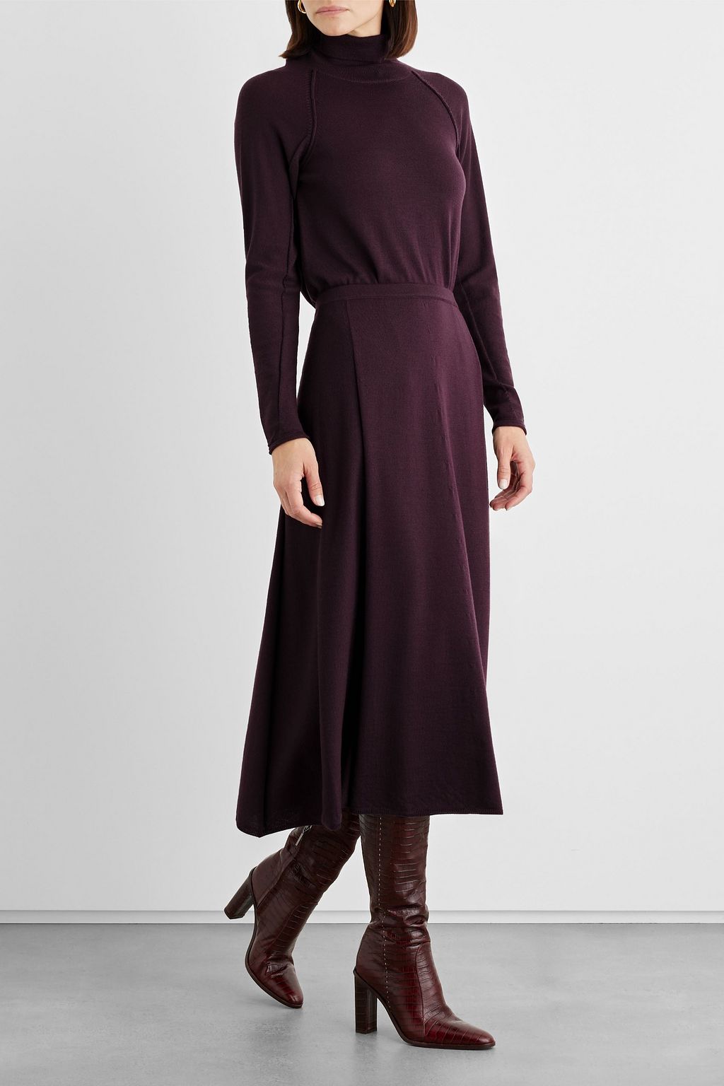 IRIS & INK Anna merino wool turtleneck sweater