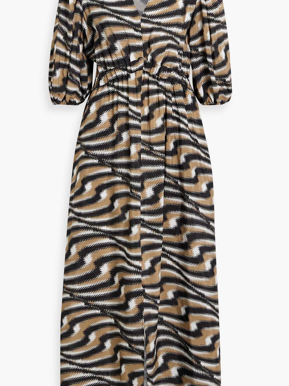 sophia printed lenzing™ ecovero™ crepe midi dress
