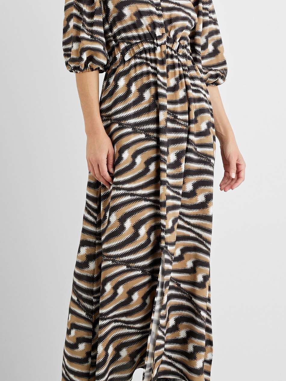 sophia printed lenzing™ ecovero™ crepe midi dress
