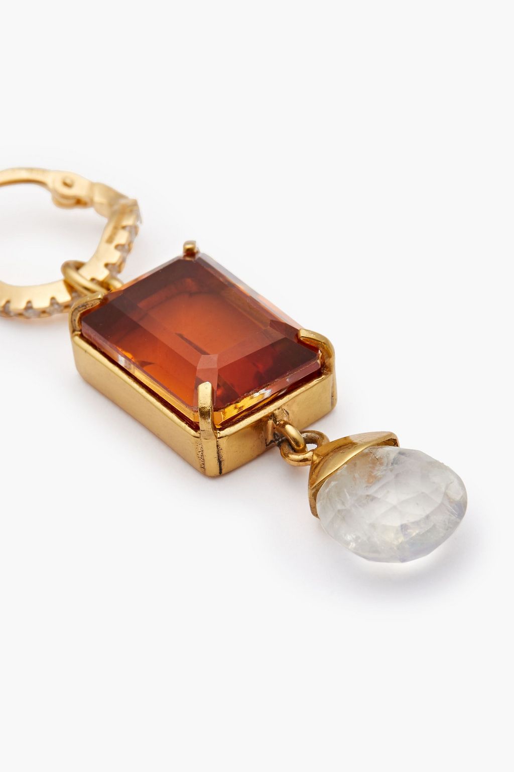 CORNELIA WEBB 24-karat gold-plated multi-stone earrings
