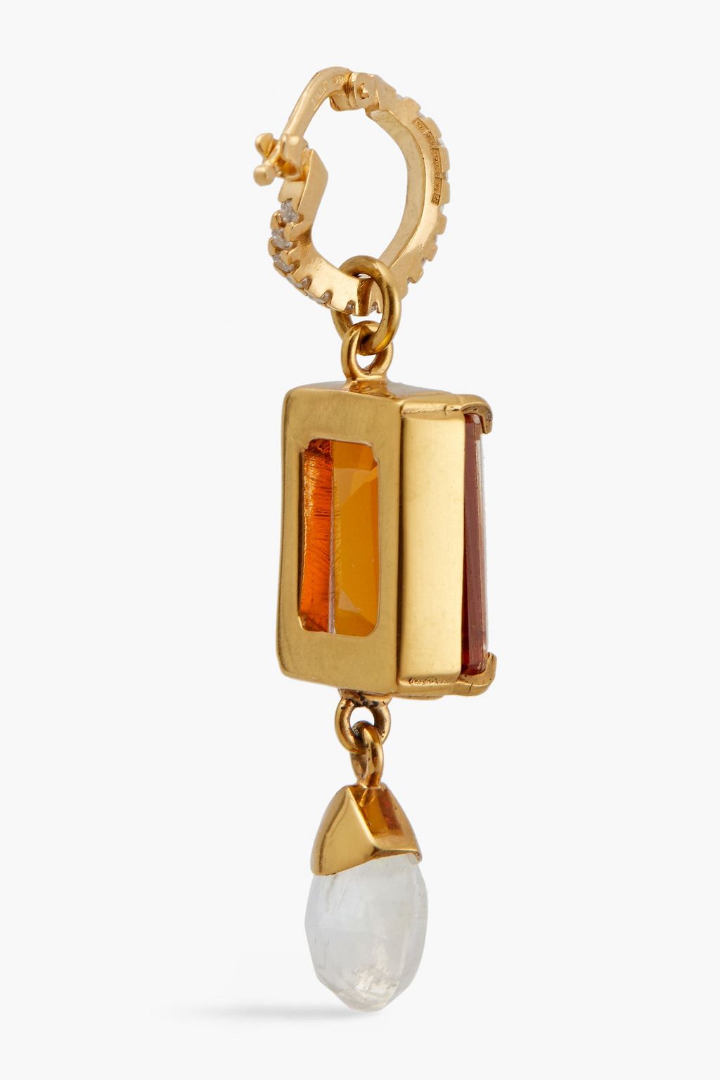 CORNELIA WEBB 24-karat gold-plated multi-stone earrings