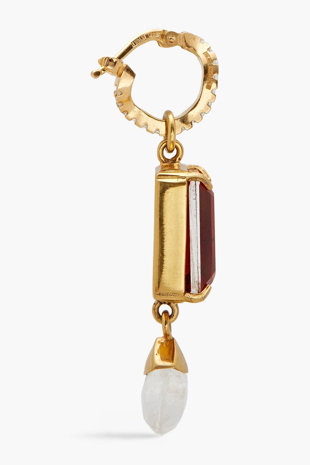 CORNELIA WEBB 24-karat gold-plated multi-stone earrings