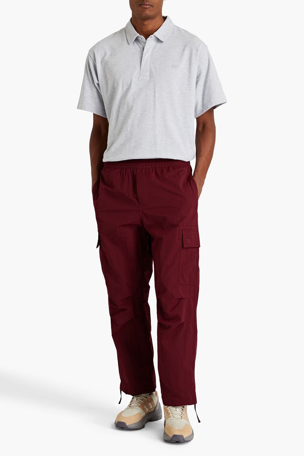 ADIDAS ORIGINALS French cotton-terry drawstring sweatpants