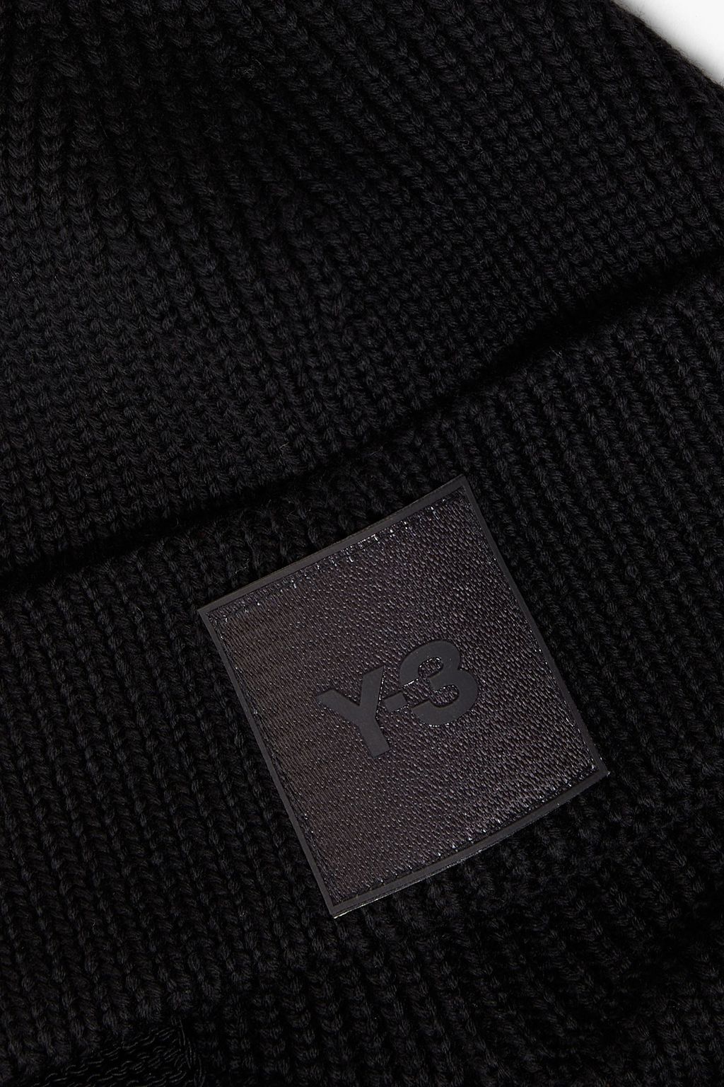Y-3 Icon ribbed merino wool balaclava