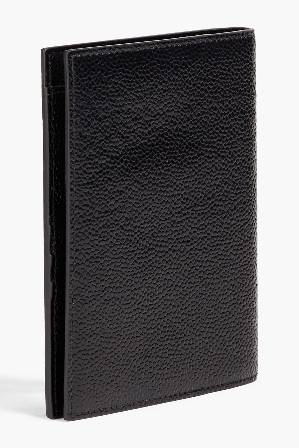 THOM BROWNE Pebbled-leather passport cover