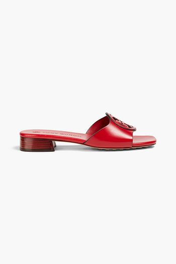 Red flat slides sale