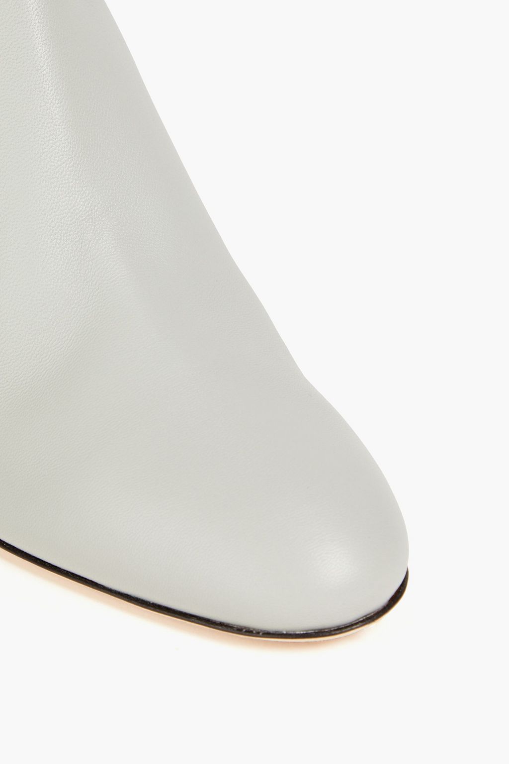 SERGIO ROSSI Nebbia leather ankle boots